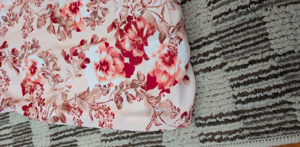 Liz Claiborne Pink and Red Floral Sleeveless Top - Picture 10 of 11